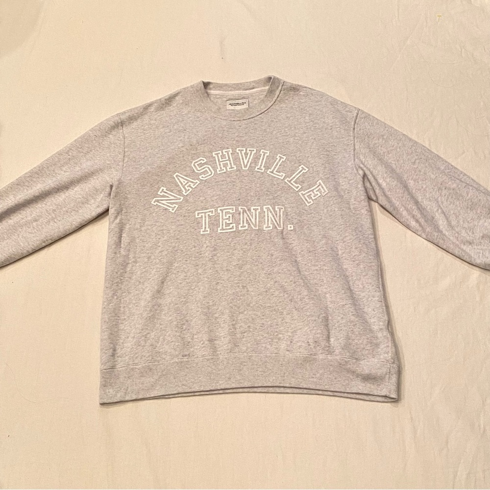 Abercrombie & Fitch Gray Sweatshirt